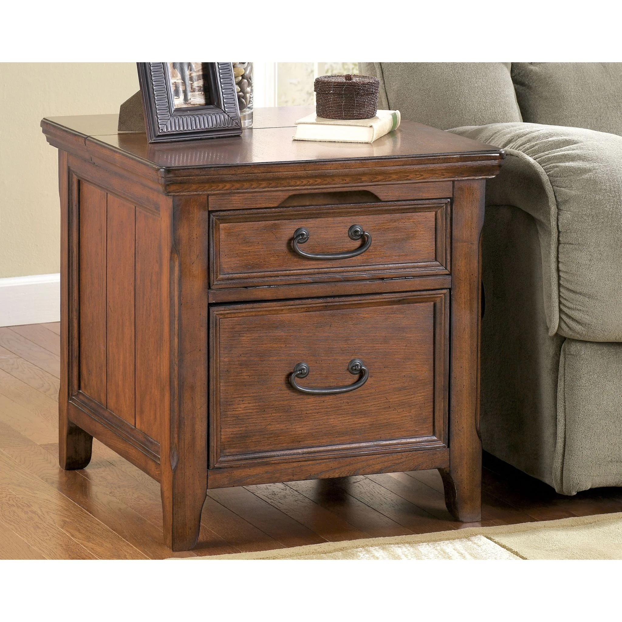 Woodboro End Table with Storage - Image 6