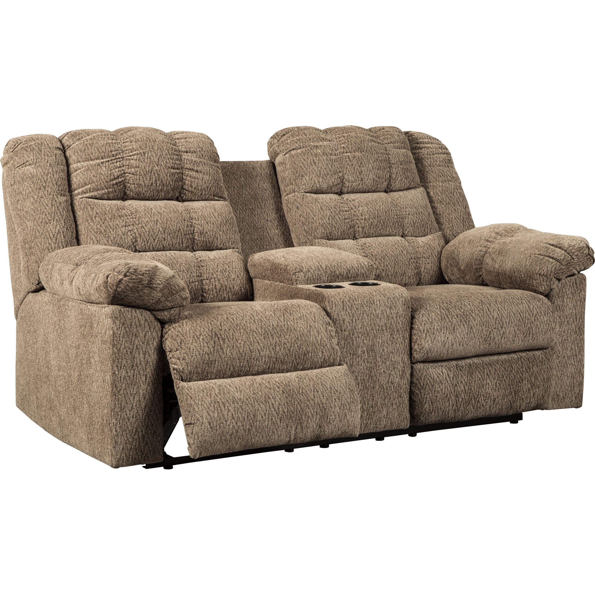Workhorse Reclining Loveseat with Console - Image 4