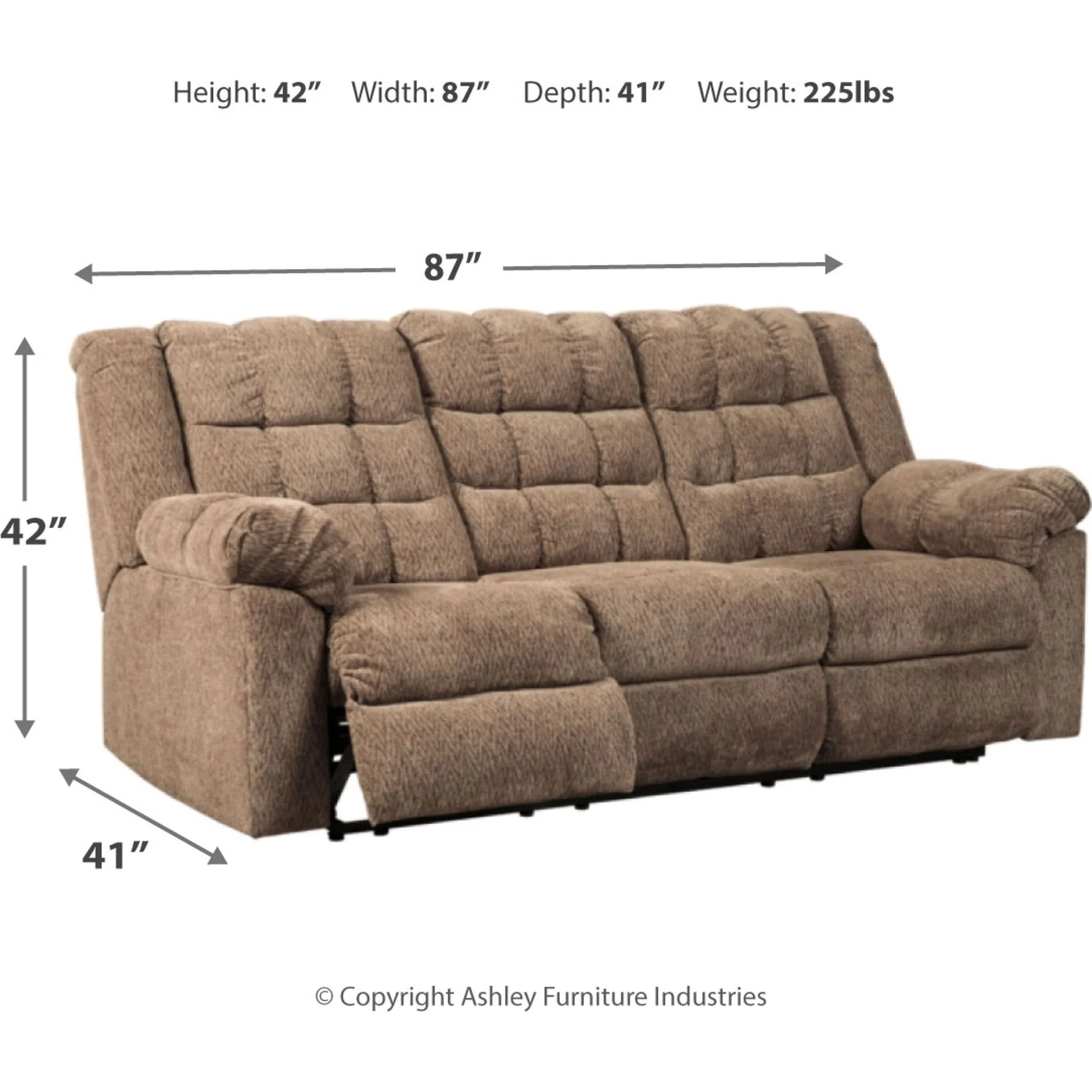 Workhorse Reclining Sofa - Image 8