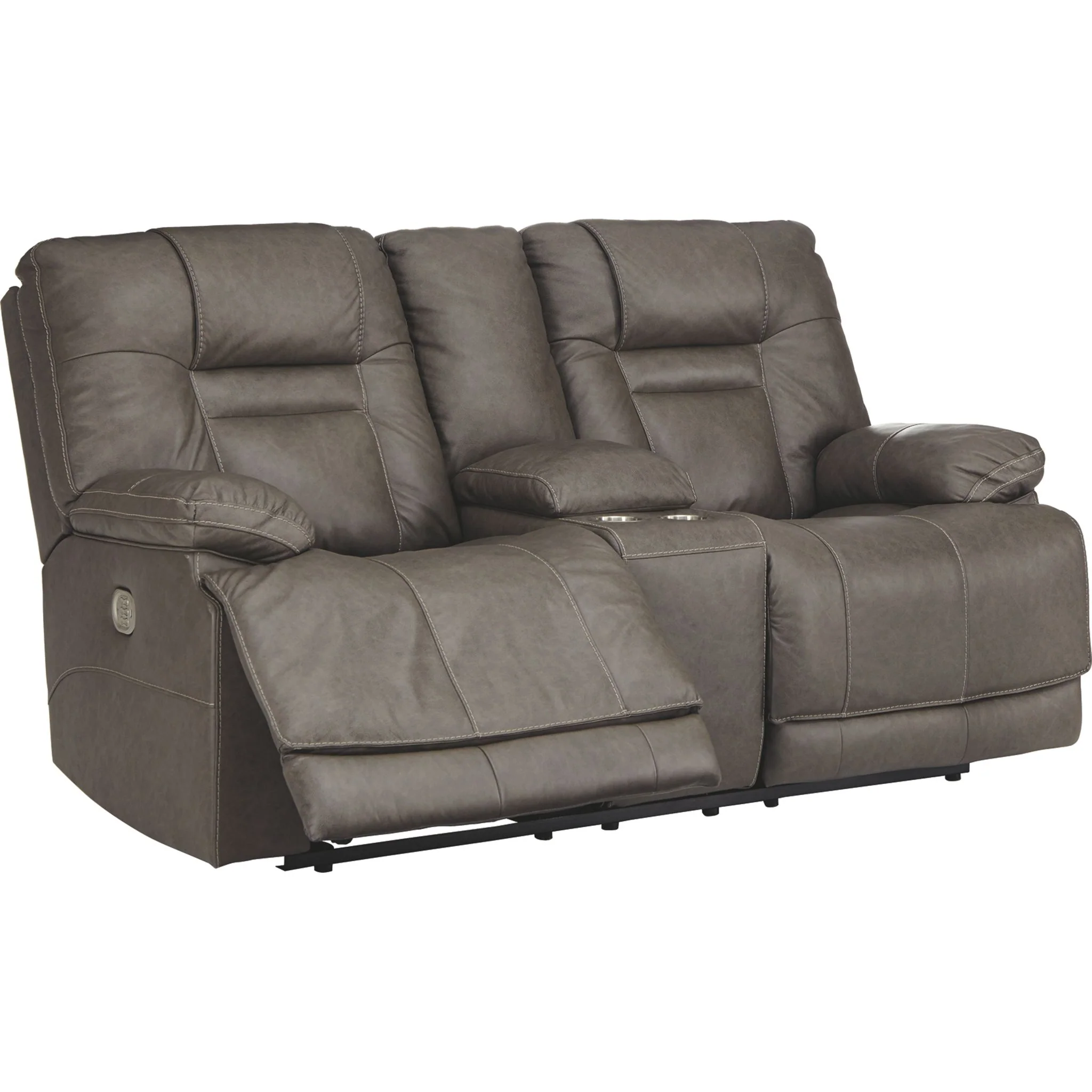 Wurstrow Power Reclining Loveseat with Adjustable Headrest - Image 3