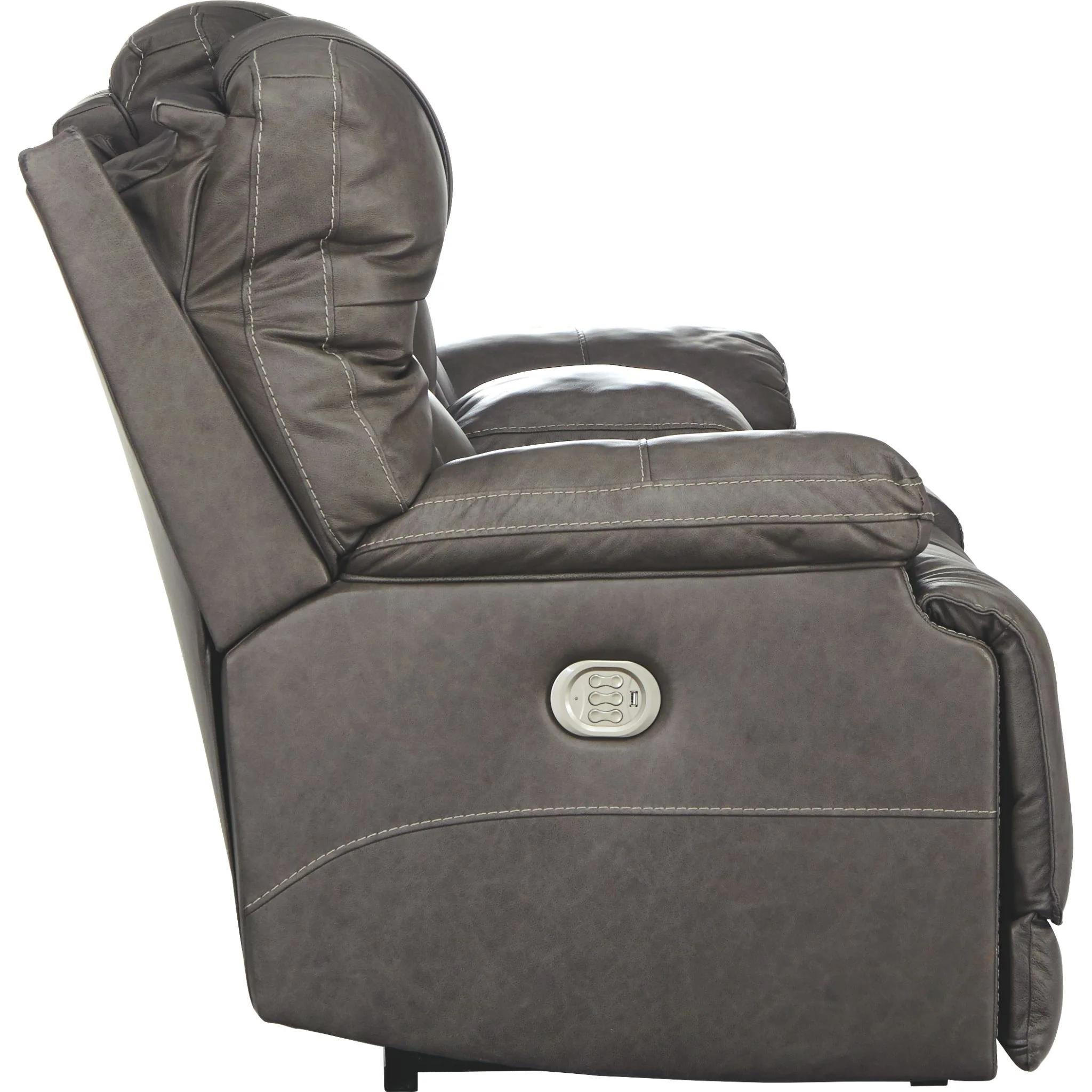 Wurstrow Power Reclining Loveseat with Adjustable Headrest - Image 5
