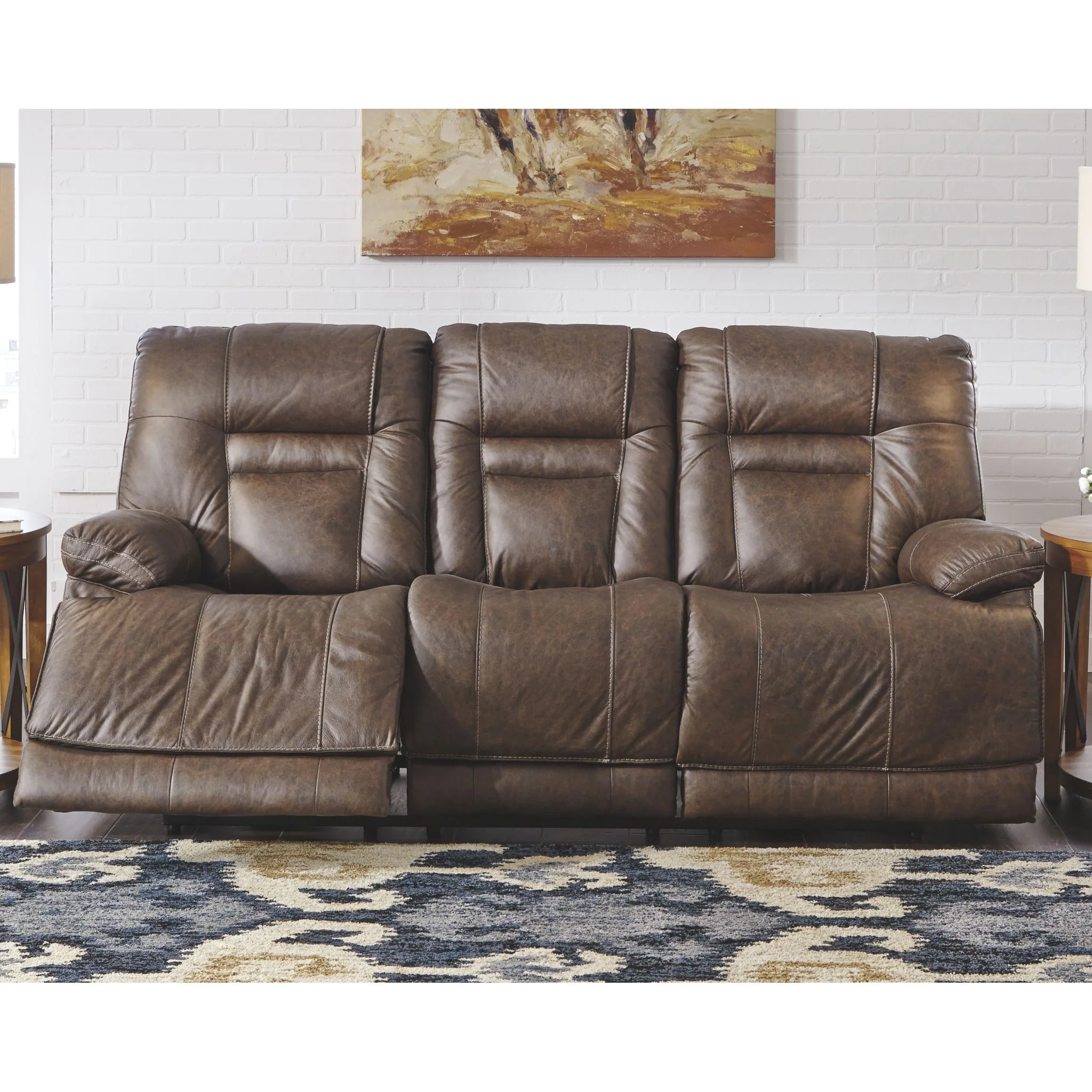 Wurstrow Power Reclining Sofa with Adjustable Headrest - Image 2