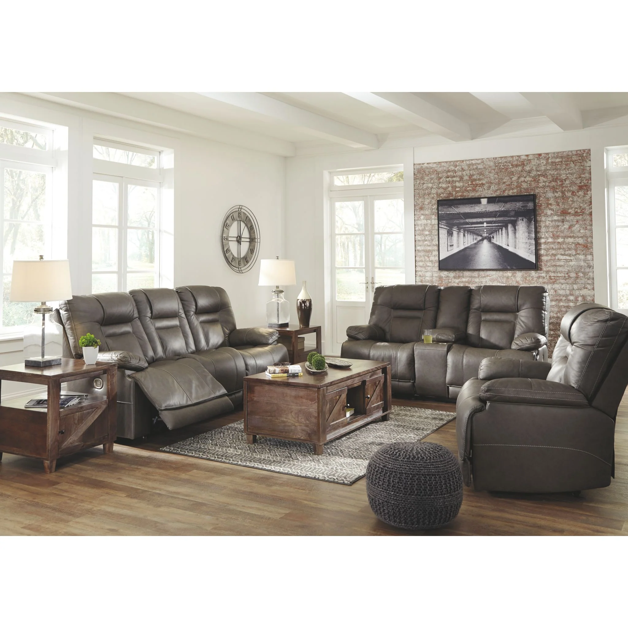 Wurstrow Power Reclining Sofa with Adjustable Headrest - Image 3