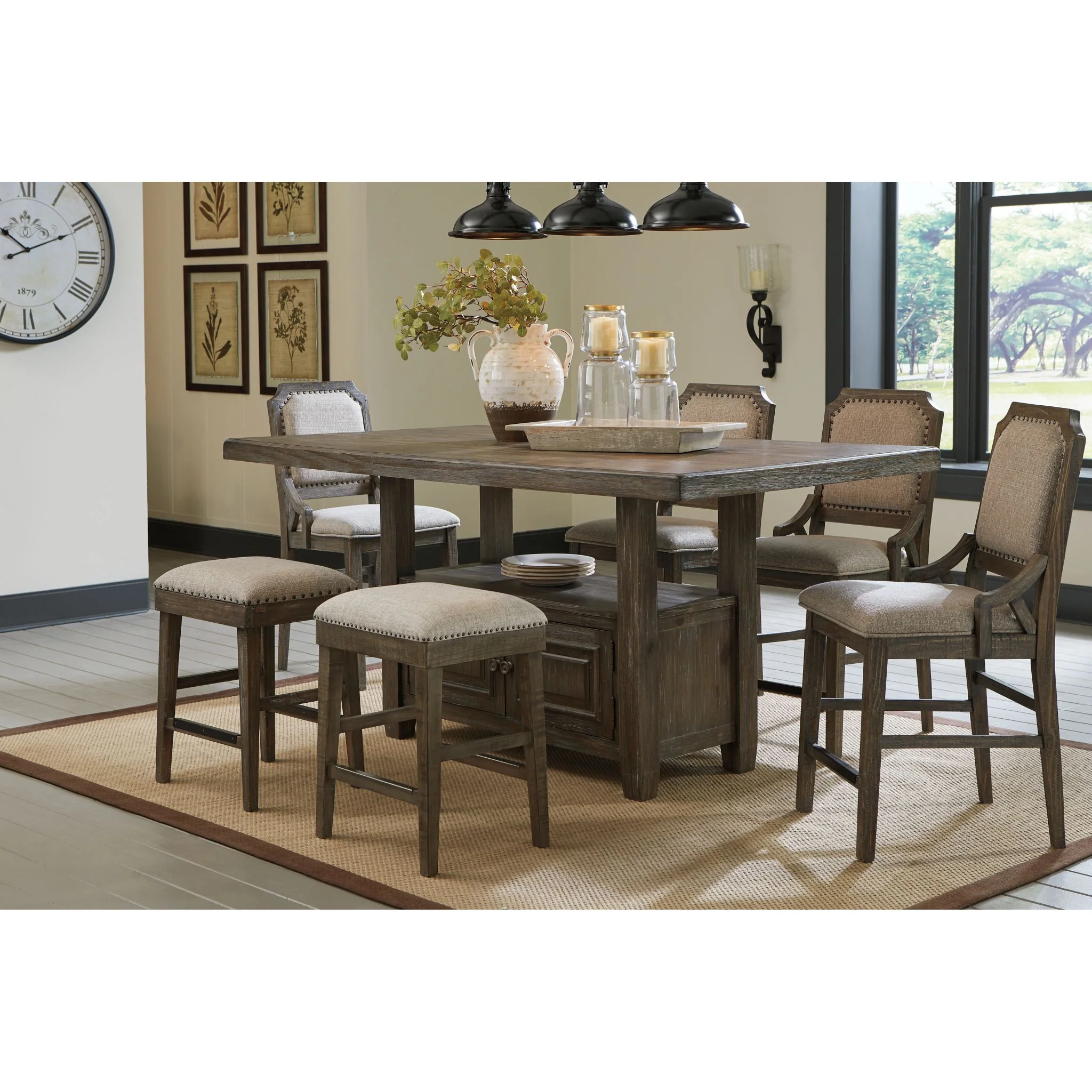 Wyndahl RECT Counter Table w/Storage - Image 10