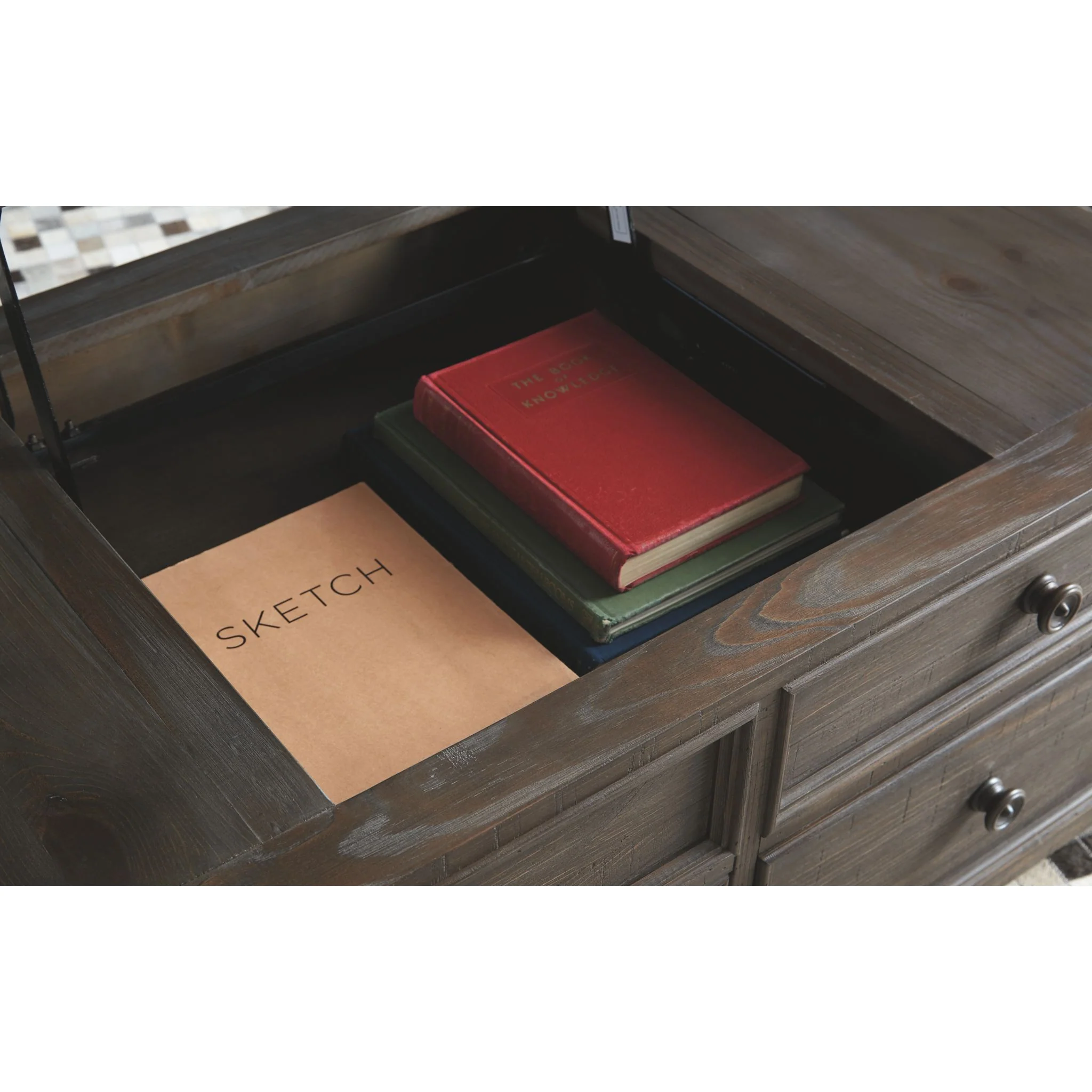 Wyndahl Rect Lift Top Coffee Table - Image 7