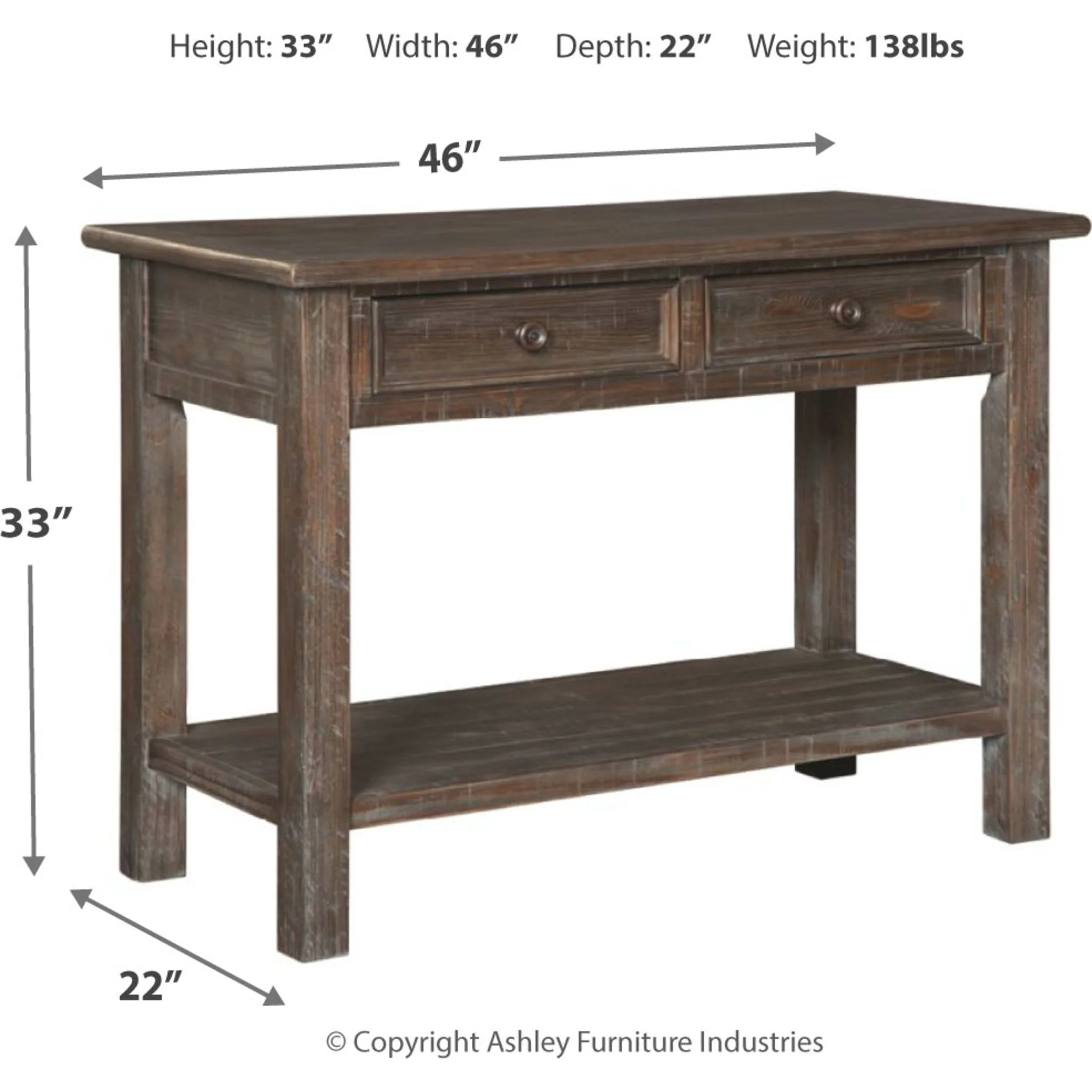Wyndahl Sofa Table - Image 5