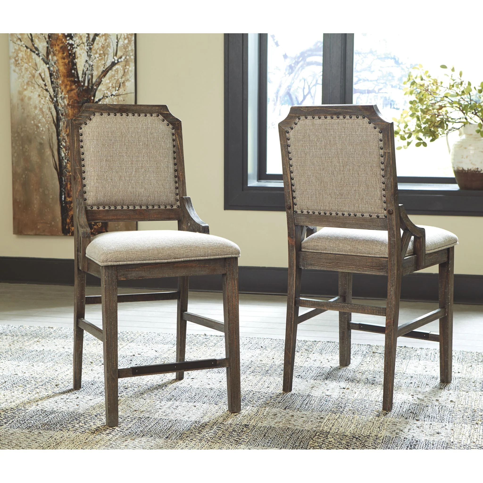 Wyndahl Upholstered Barstool - Image 3