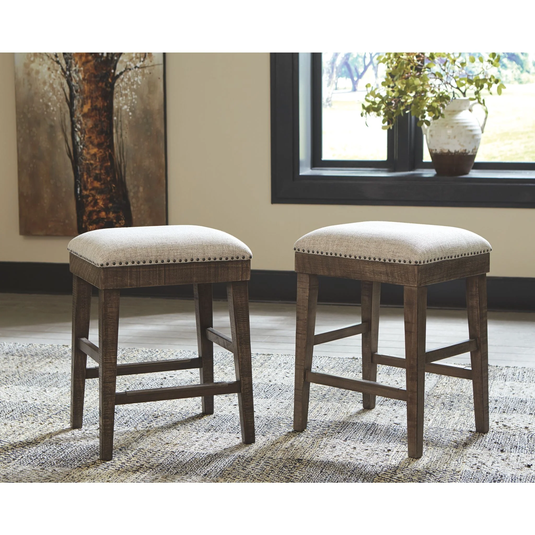 Wyndahl Upholstered Stool - Image 3
