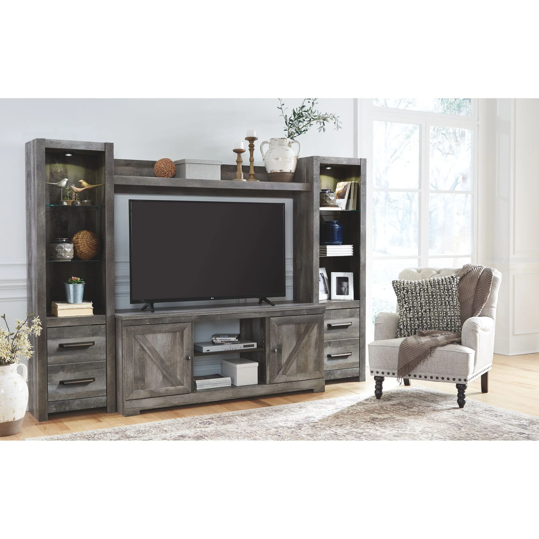 Wynnlow 4 Piece Entertainment Unit - Image 10