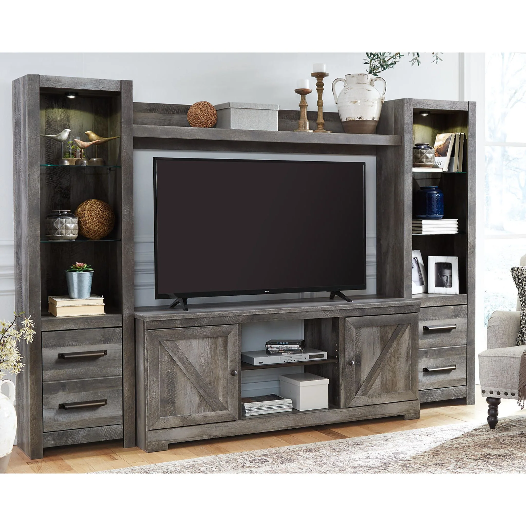 Wynnlow 4 Piece Entertainment Unit - Image 16