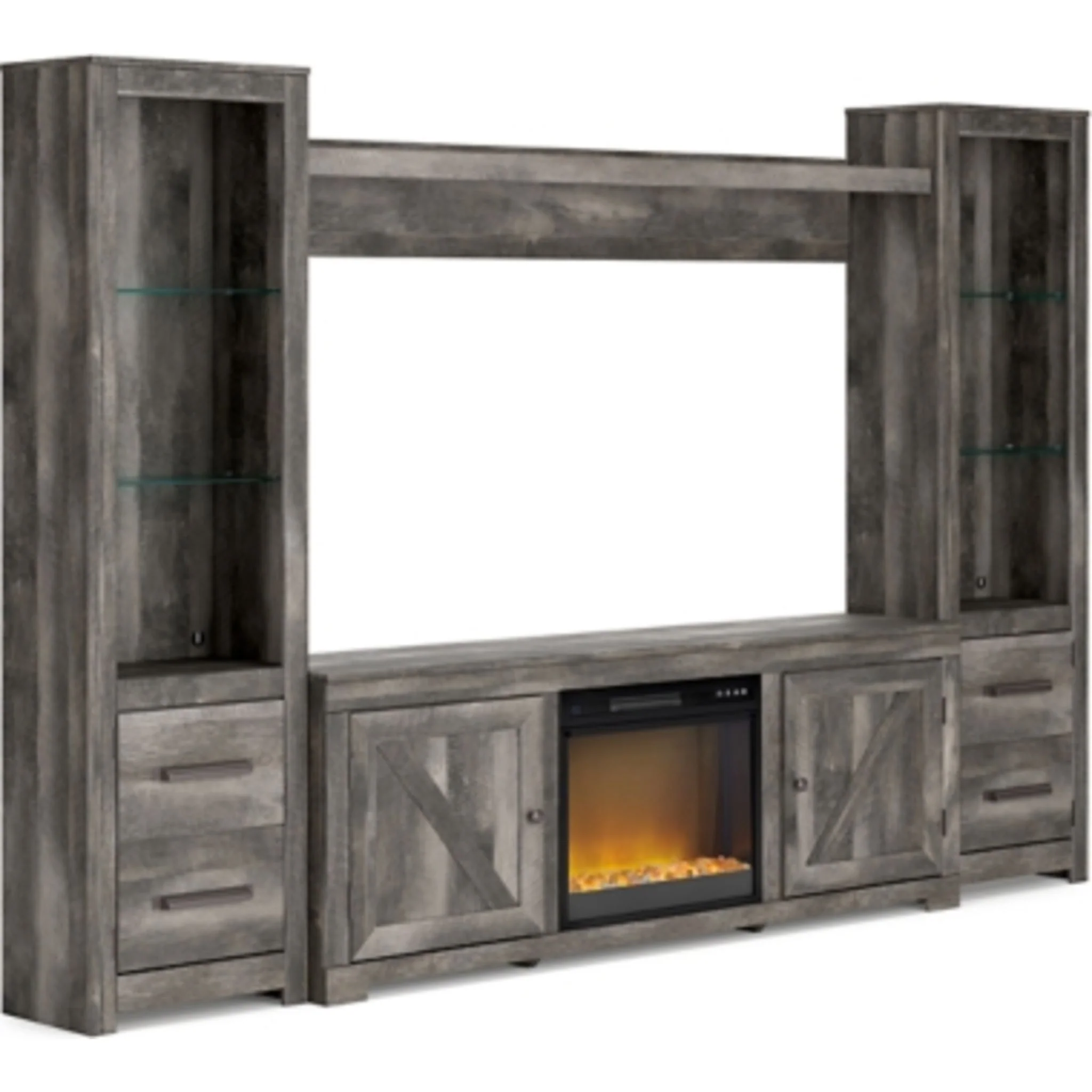 Wynnlow Entertainment Unit with Fireplace - Image 4