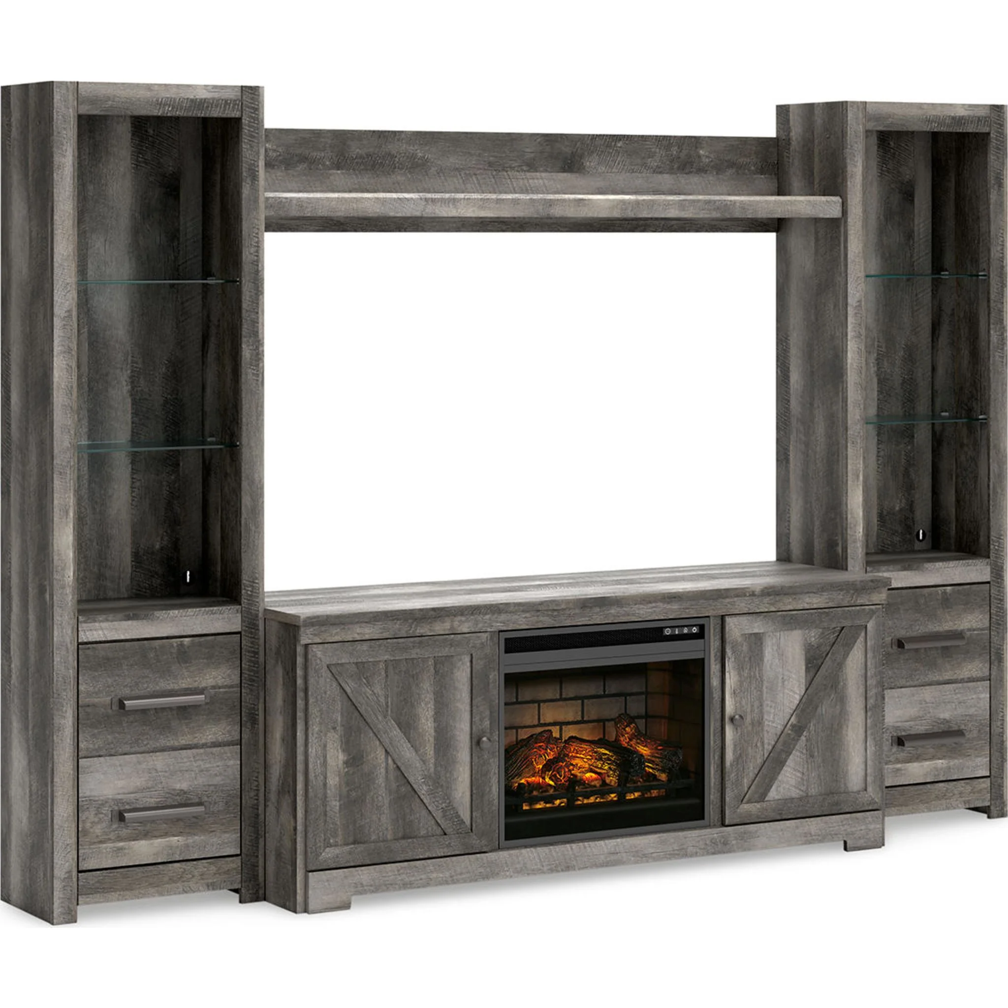 Wynnlow Entertainment Unit with Fireplace - Image 4