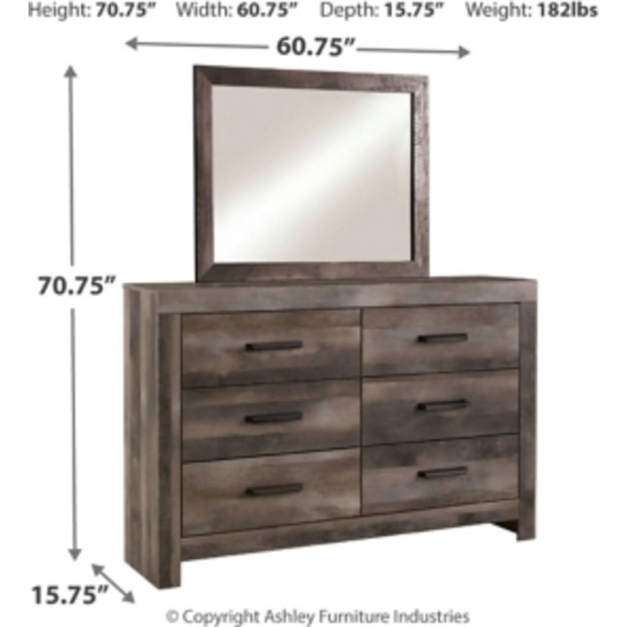 Wynnlow 5 Piece Panel Bedroom - Image 18