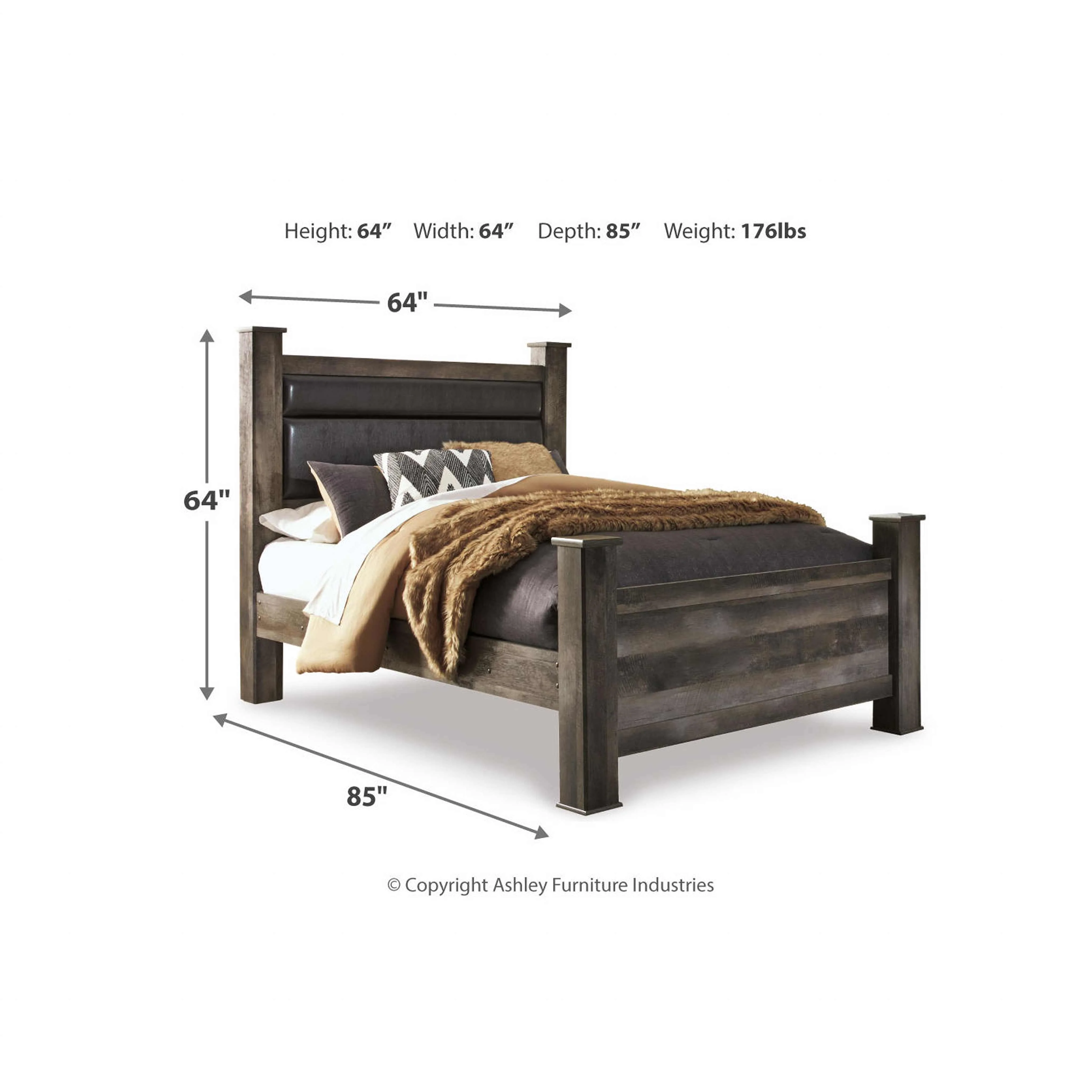 Wynnlow Poster Bed - Image 6