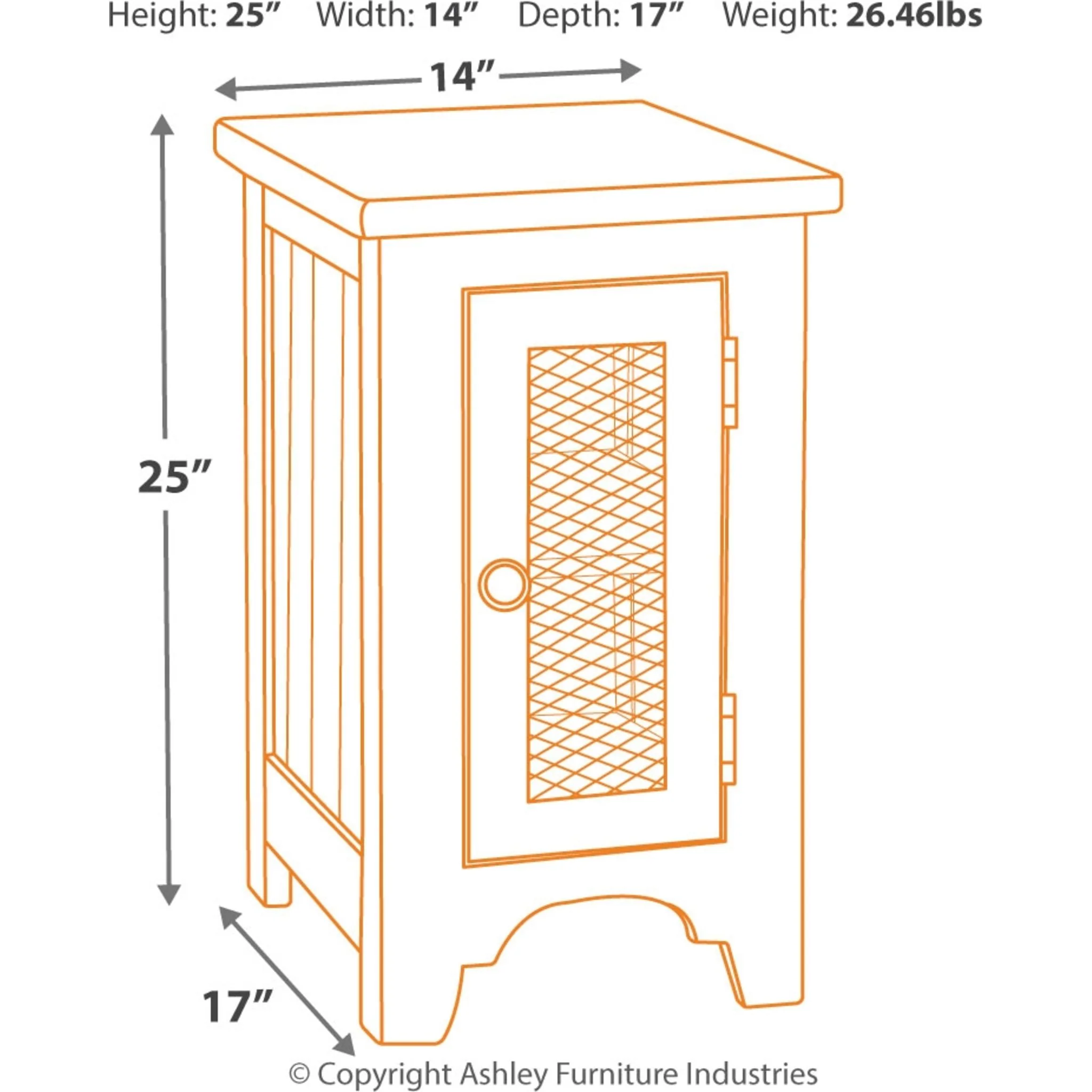 Wystfield Chairside End Table - Image 4