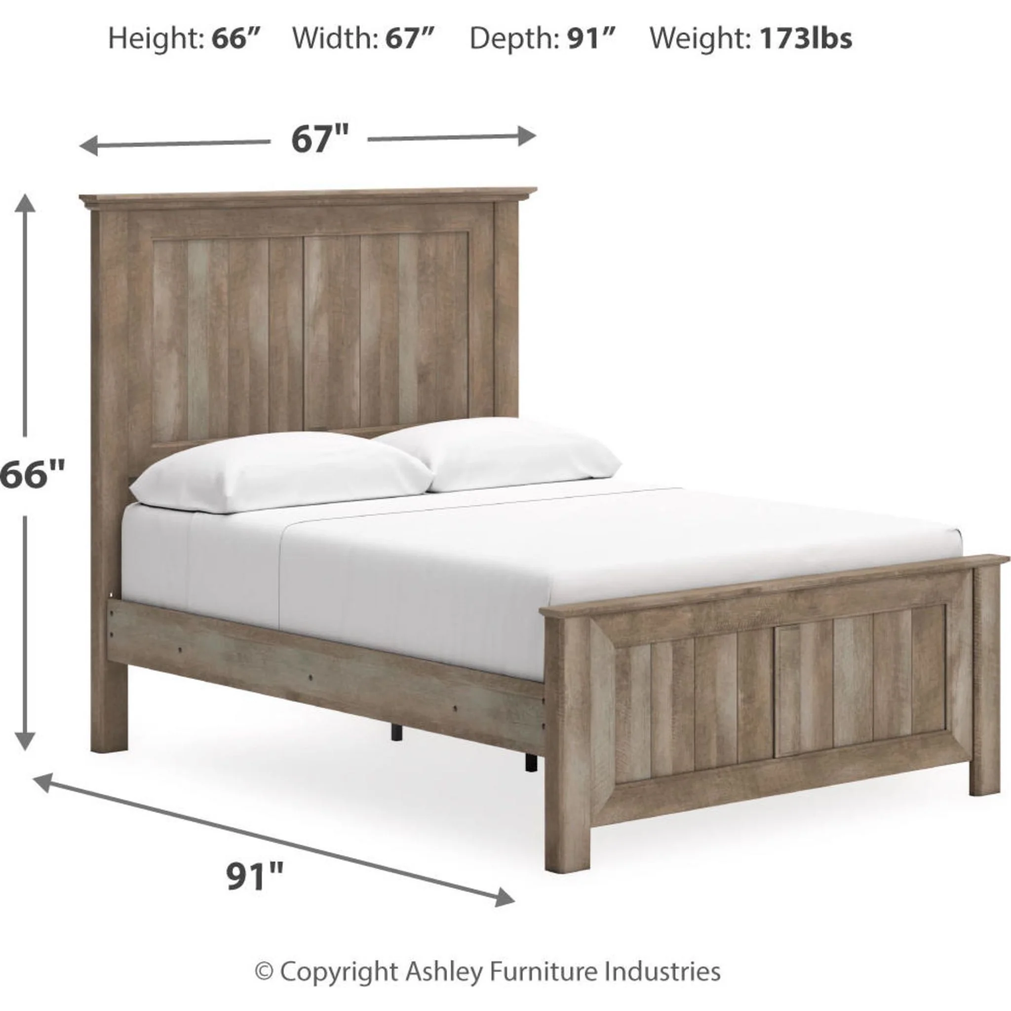 Yarbeck 5 Piece Panel Bedroom - Image 19