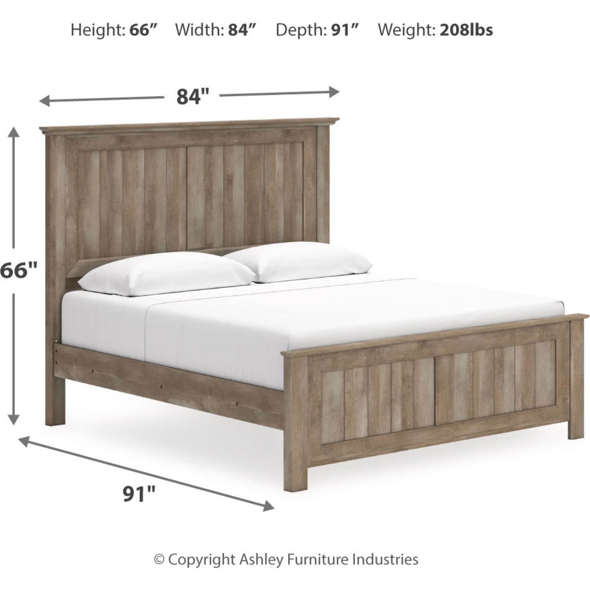 Yarbeck 5 Piece Panel Bedroom - Image 41