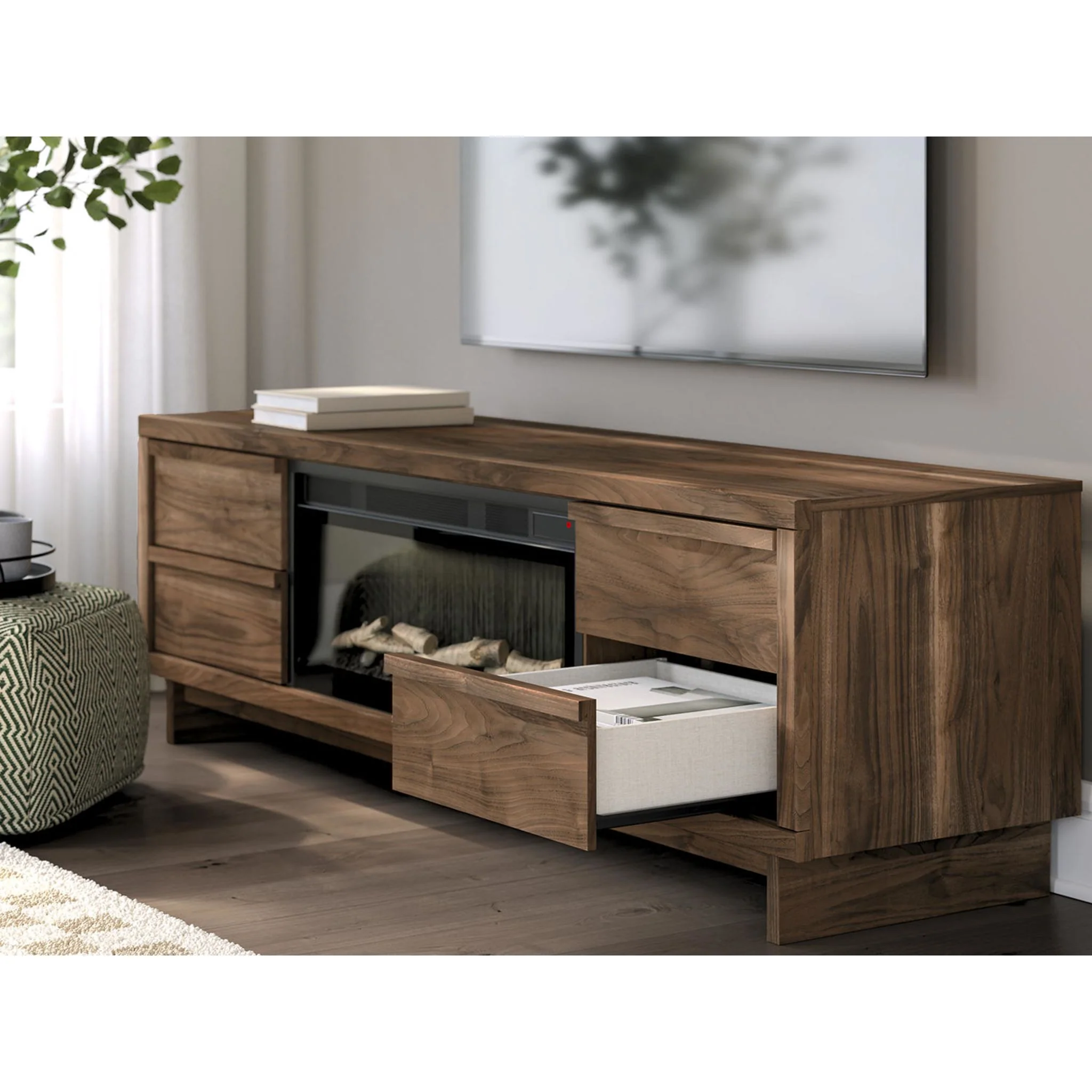 Zadilyn TV Stand with Fireplace - Image 5