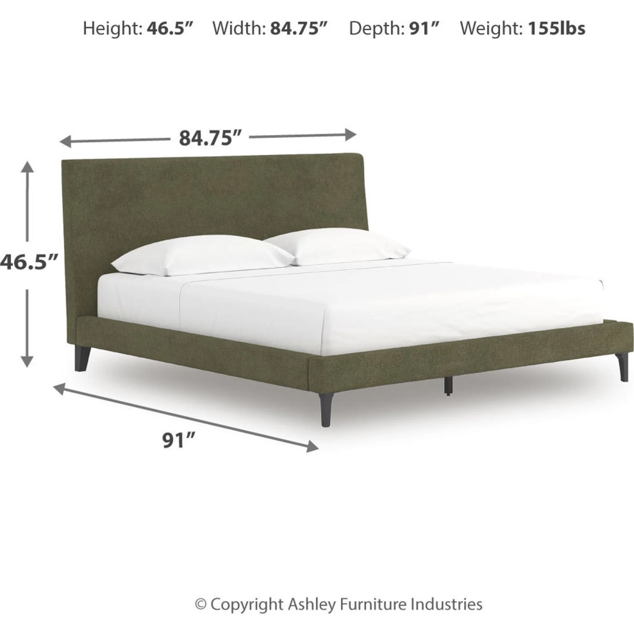 Zadilyn King Upholstered Bed - Image 14
