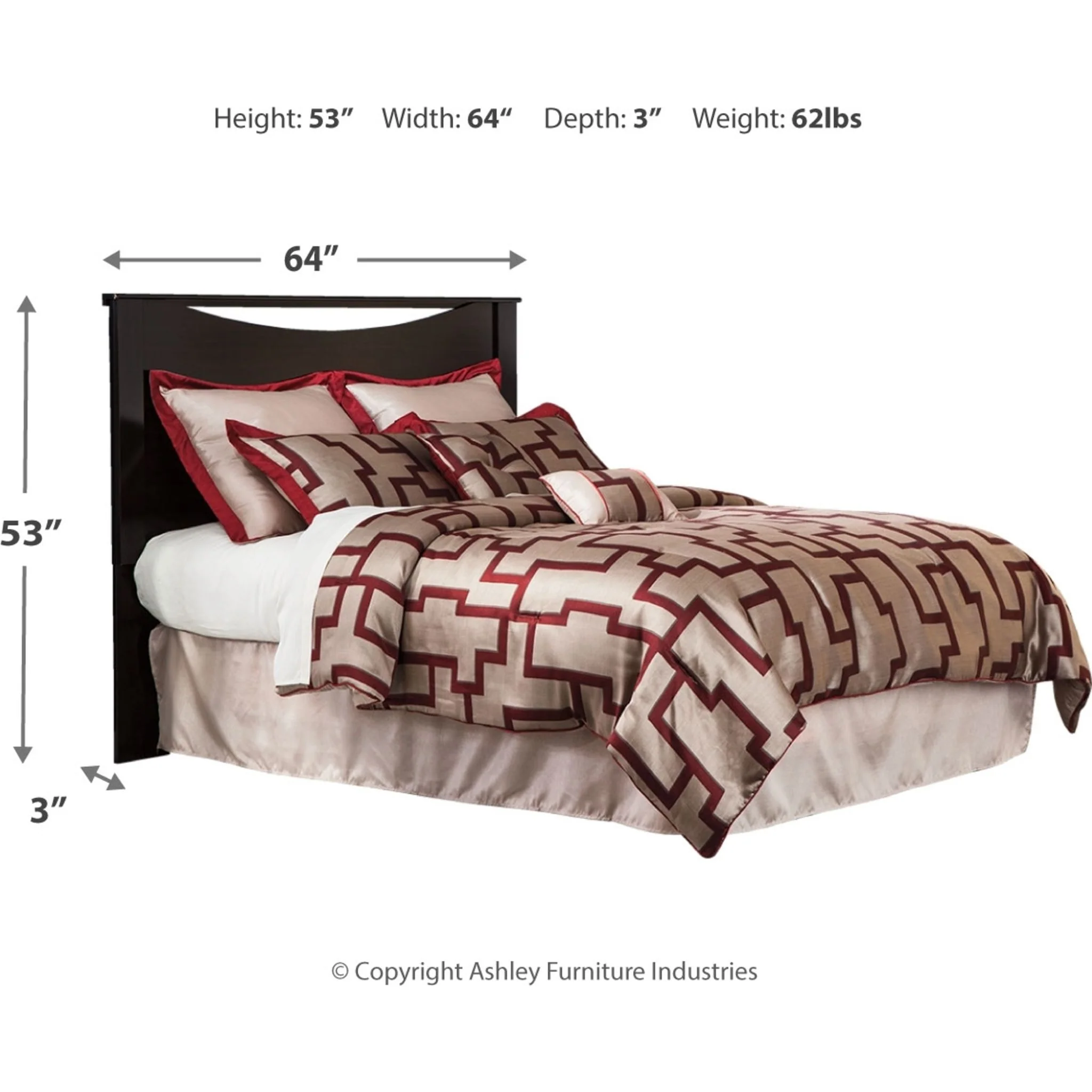 Zanbury Queen-Full Panel Headboard - Image 4