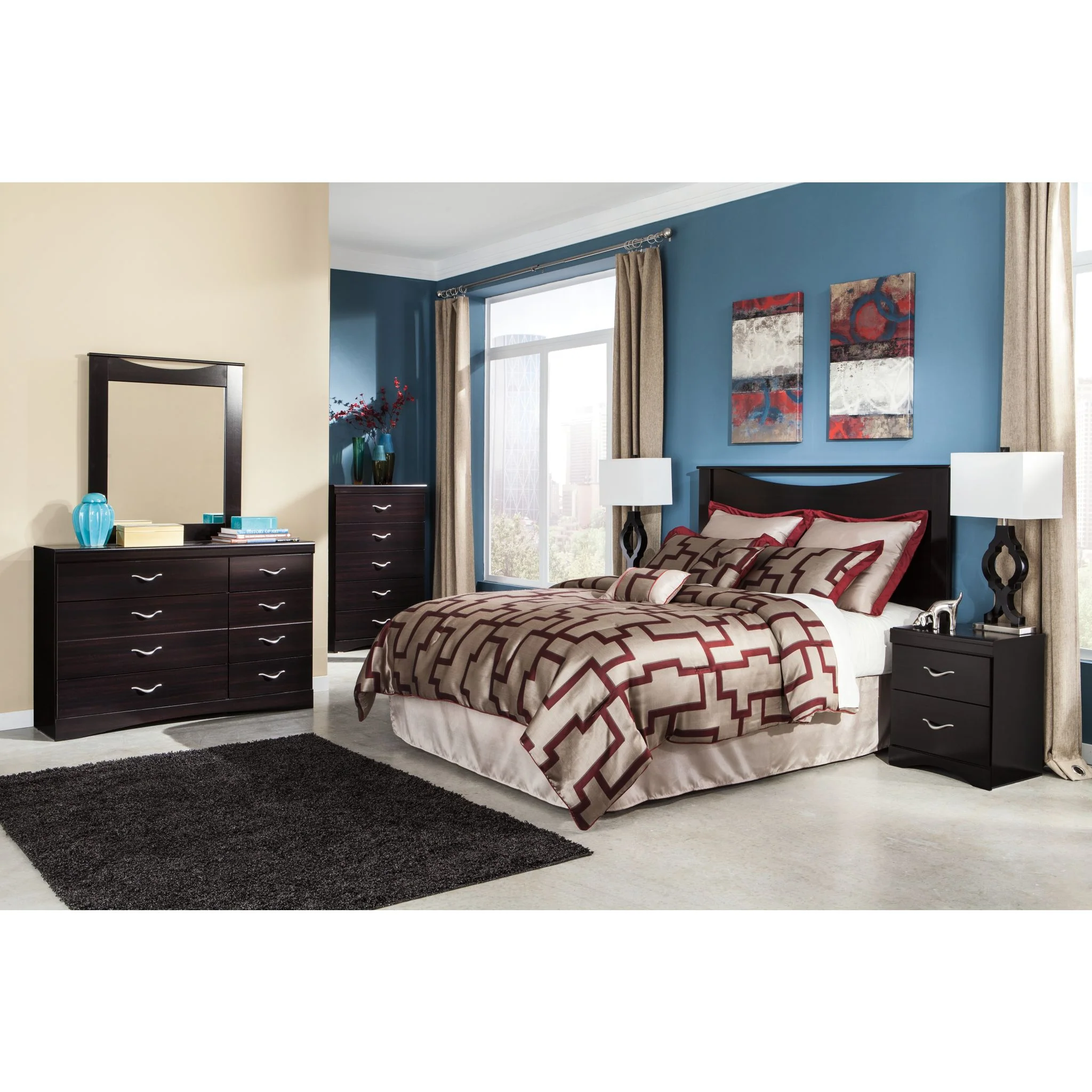 Zanbury Queen-Full Panel Headboard - Image 5