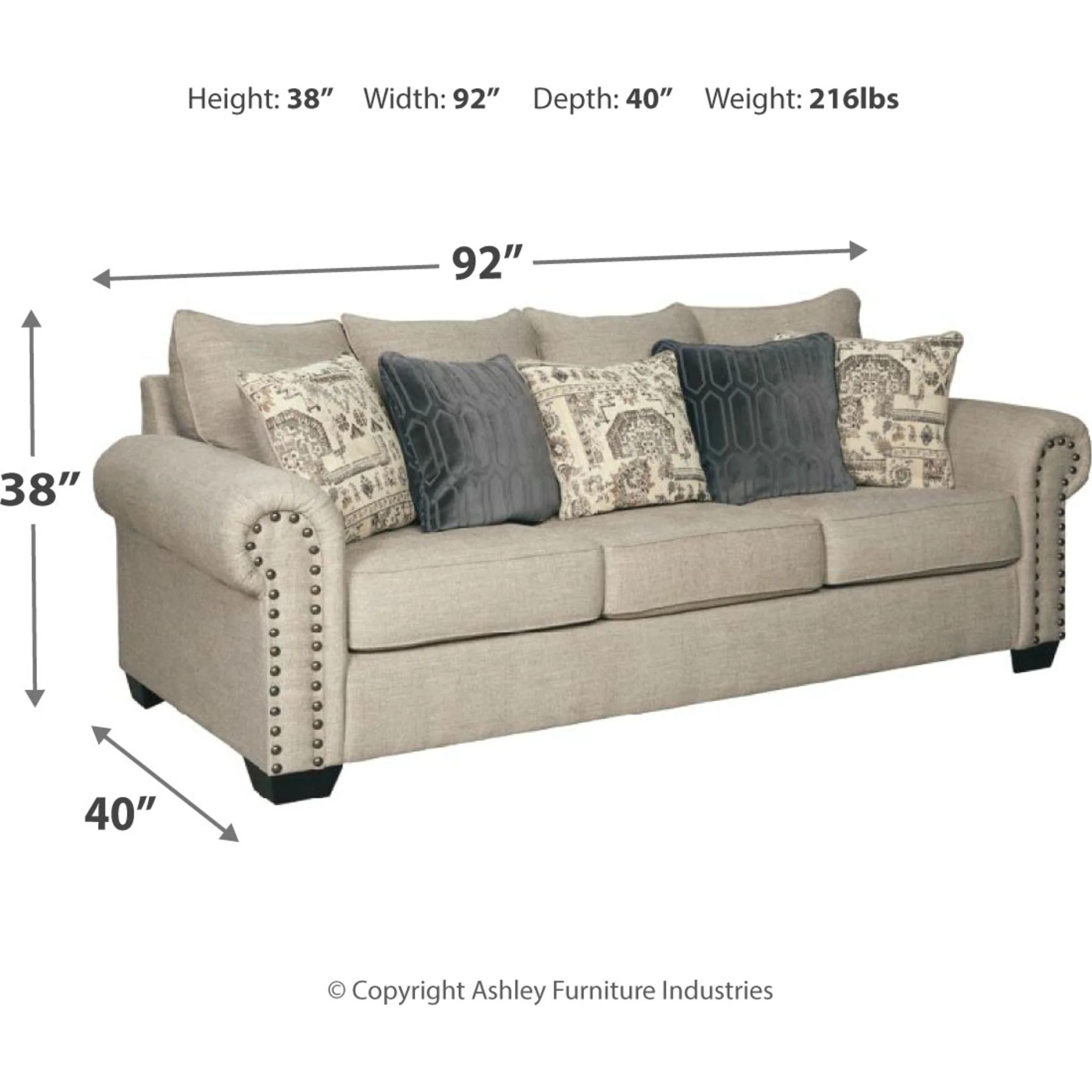 Zarina Queen Sofa Sleeper - Image 4