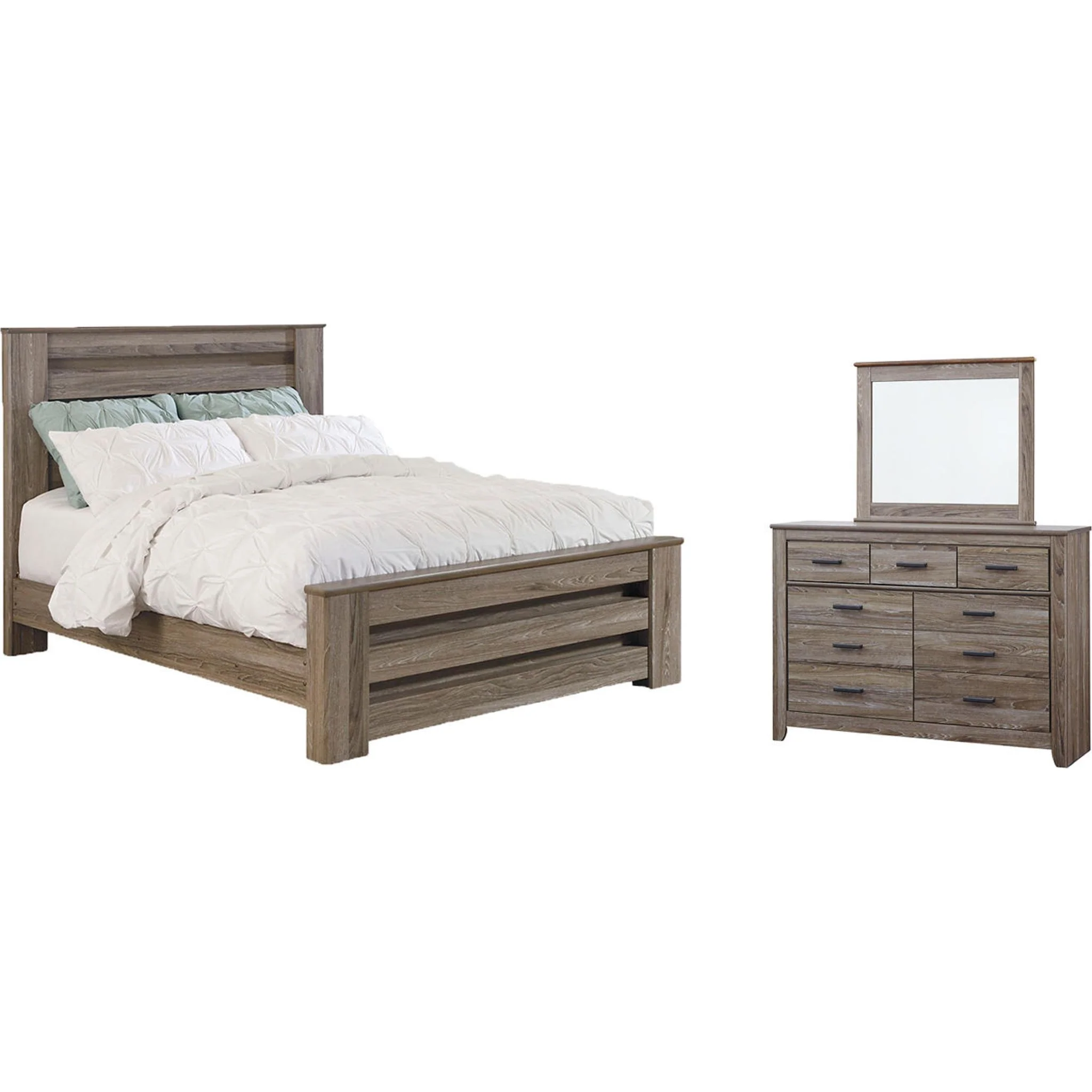 Zelen 5 Piece Panel Bedroom - Image 11