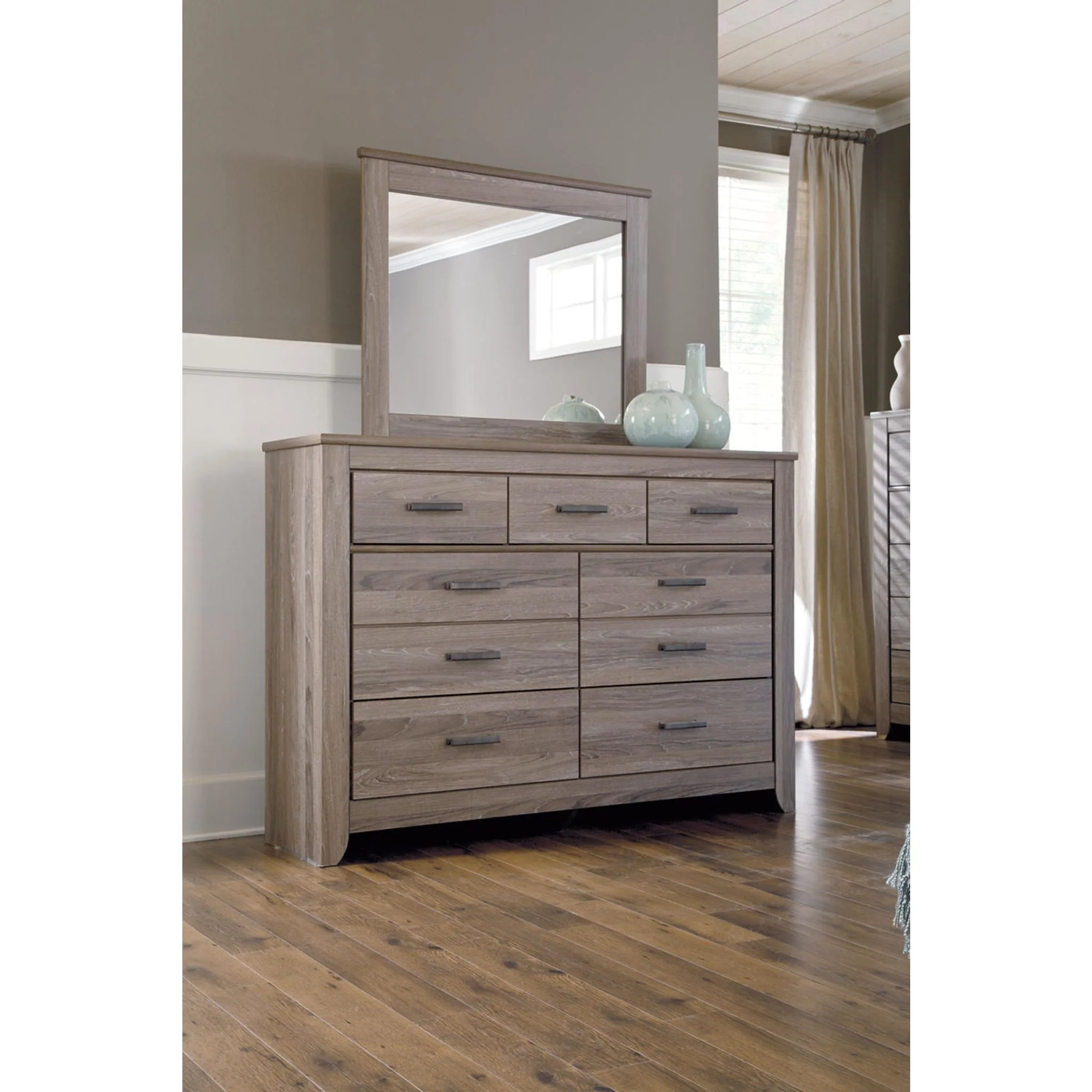 Zelen Dresser and Mirror - Image 9
