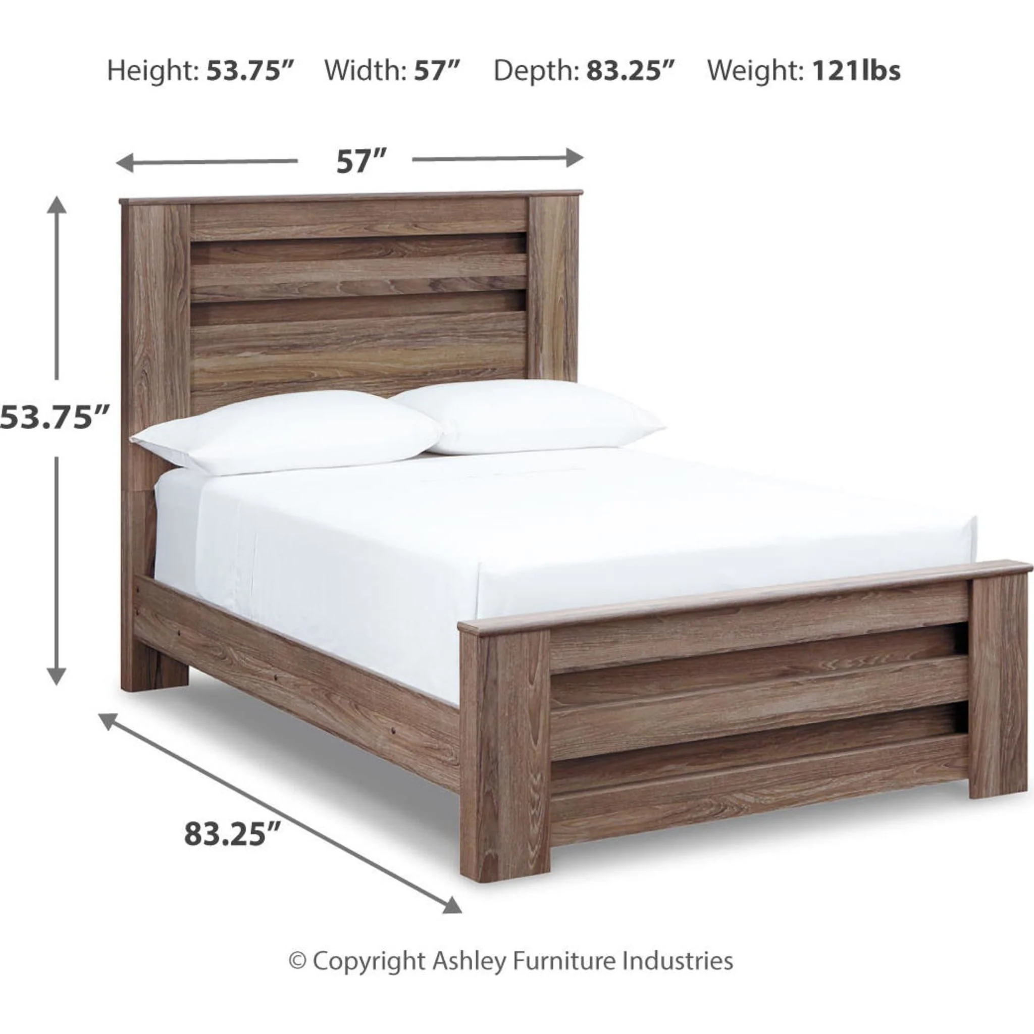 Zelen Full Panel Bed - Image 14