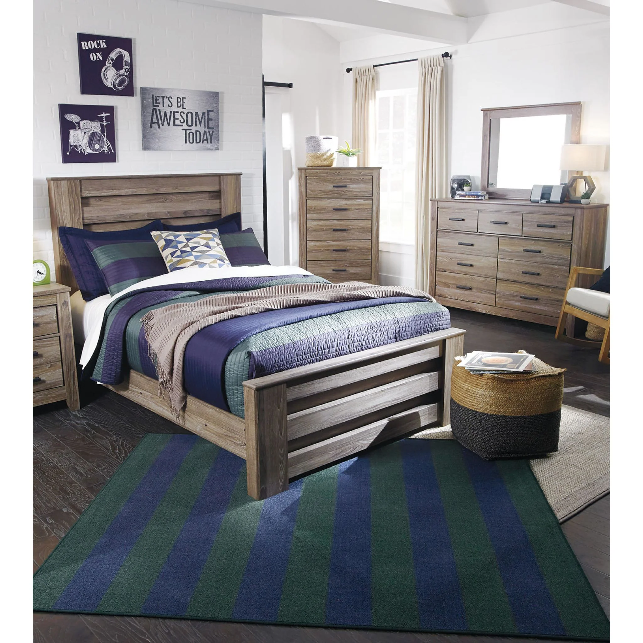 Zelen Full Panel Bed - Image 18