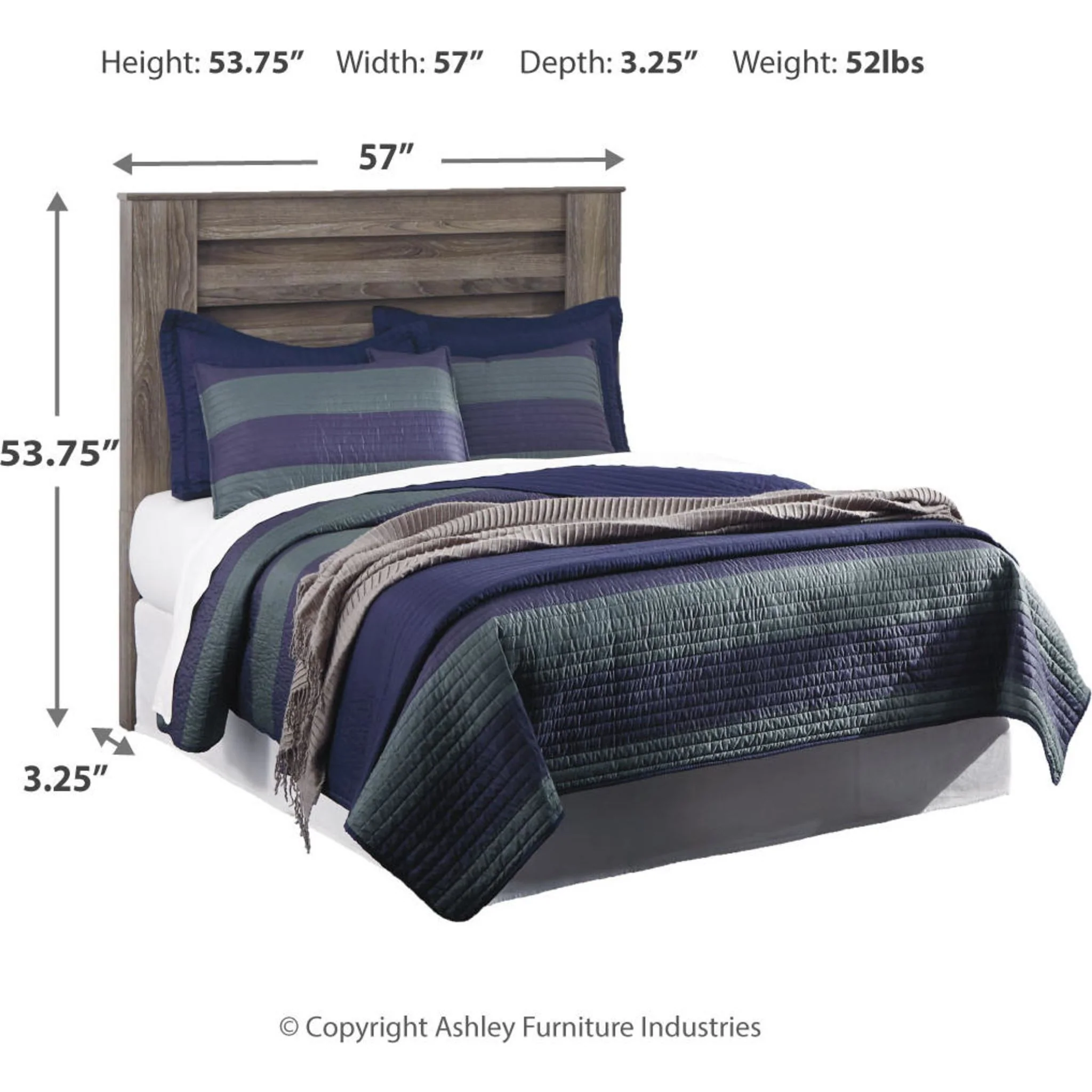 Zelen Full Panel Headboard - Image 2
