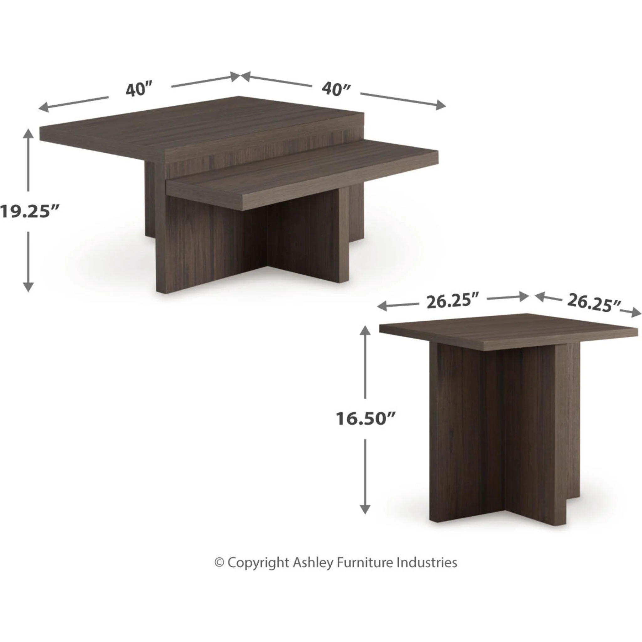 Zendex 2 Pack Tables - Image 5