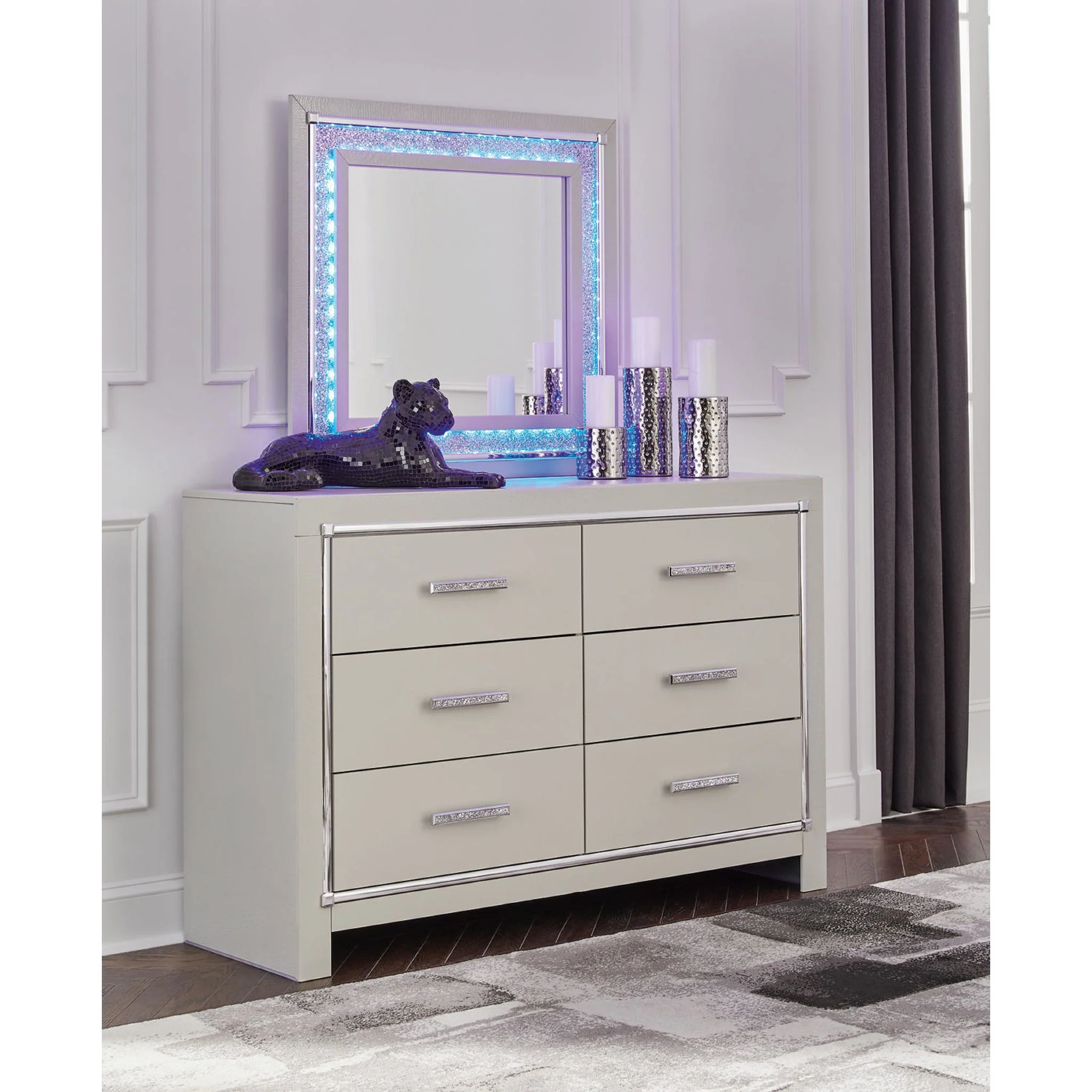 Zyniden Dresser and Mirror - Image 2