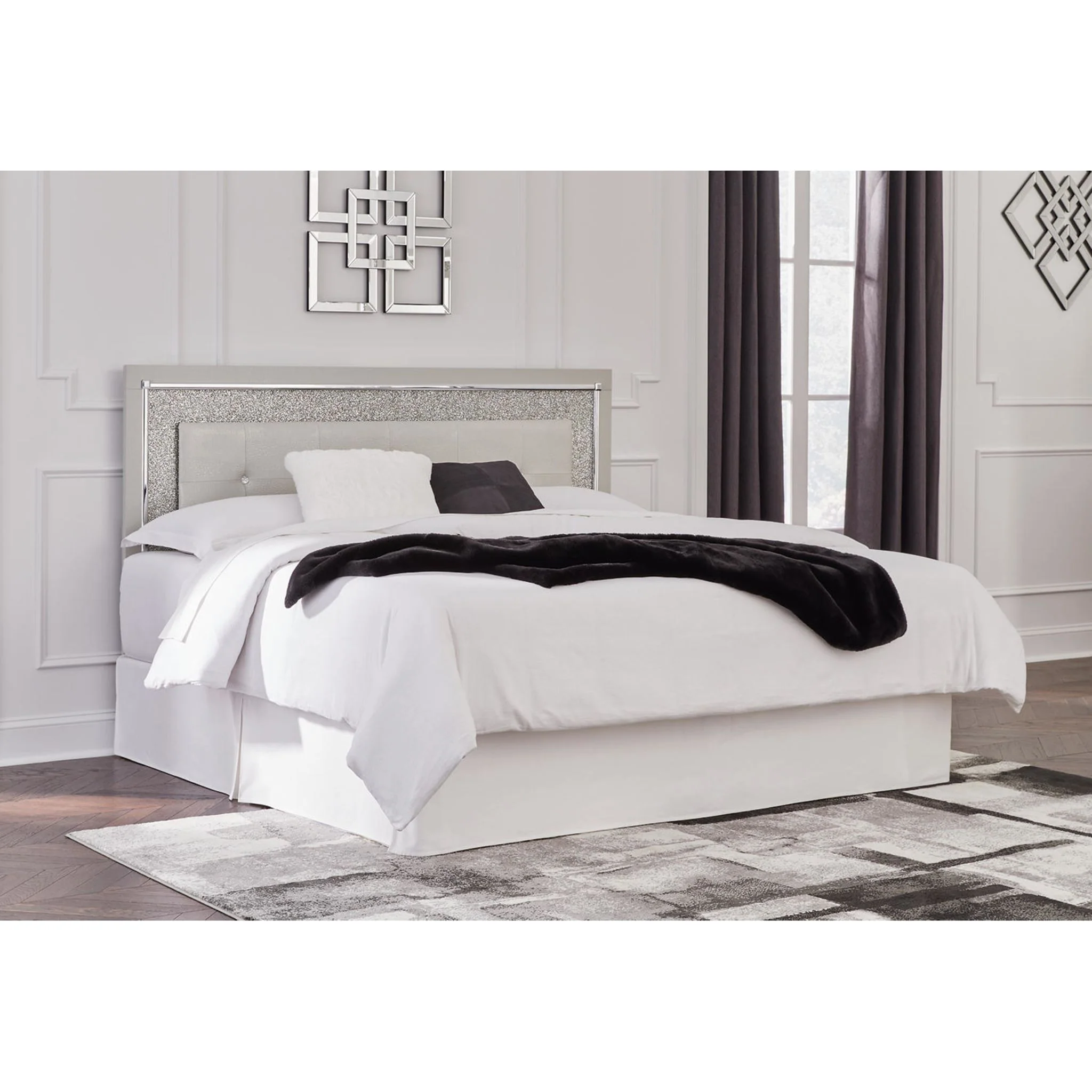Zyniden King Upholstered Headboard - Image 6